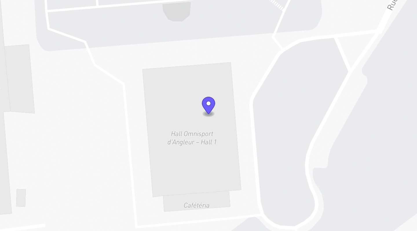 Carte : Hall Omnisport A.C.S.A
