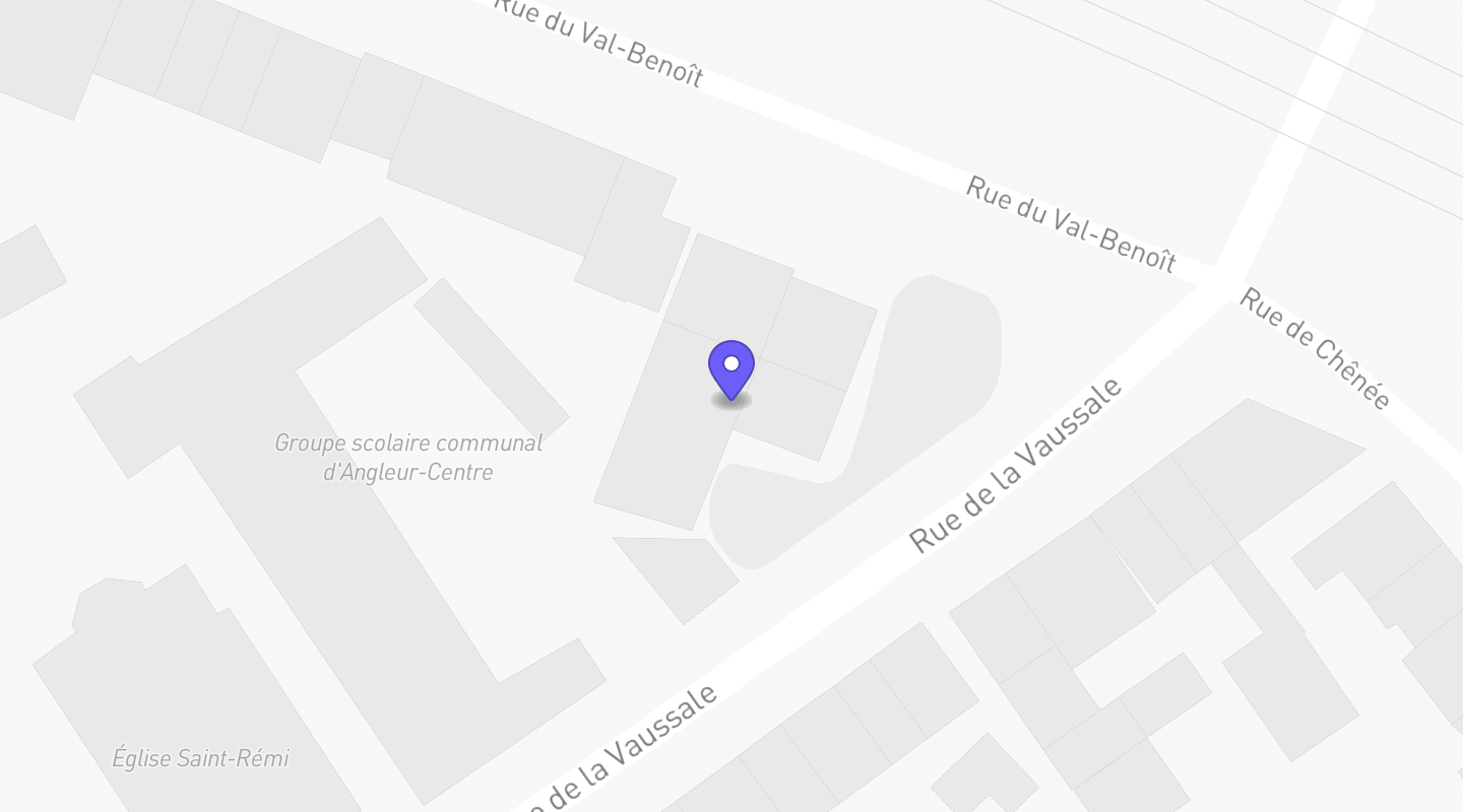 Carte : Centre Cuturel d'Angleur - Local Gérinot
