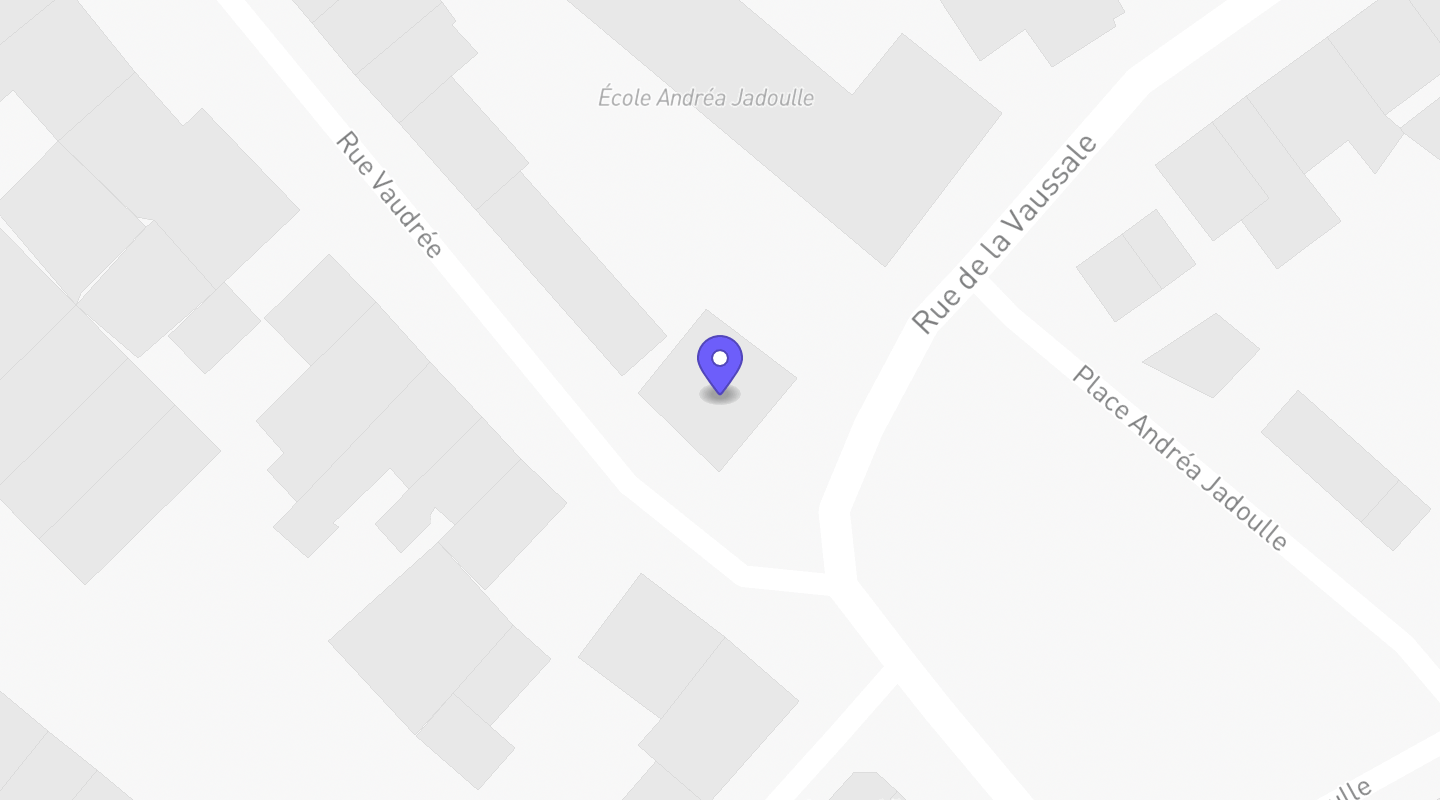 Carte : Ecole spécialisée Andréa Jadoulle