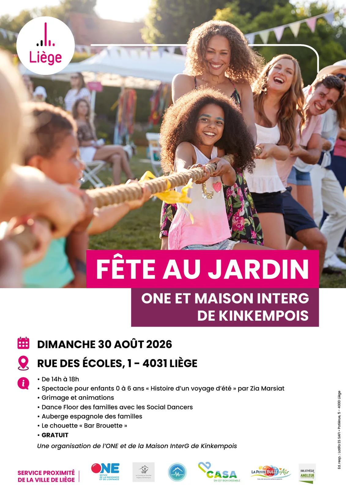 FÊTE AU JARDIN